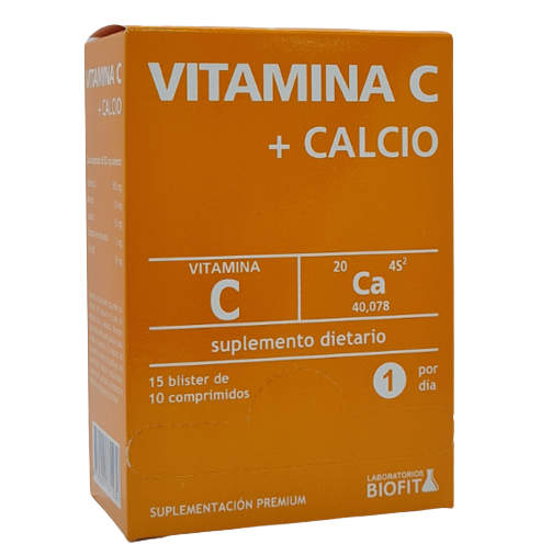 BLISTERA VITAMINA C + CALCIO BIOFIT - 150 COMP