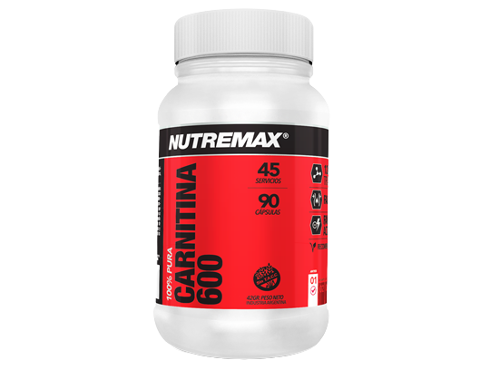 CARNITINA 600 X 90 CÁPSULAS NUTREMAX (copia)