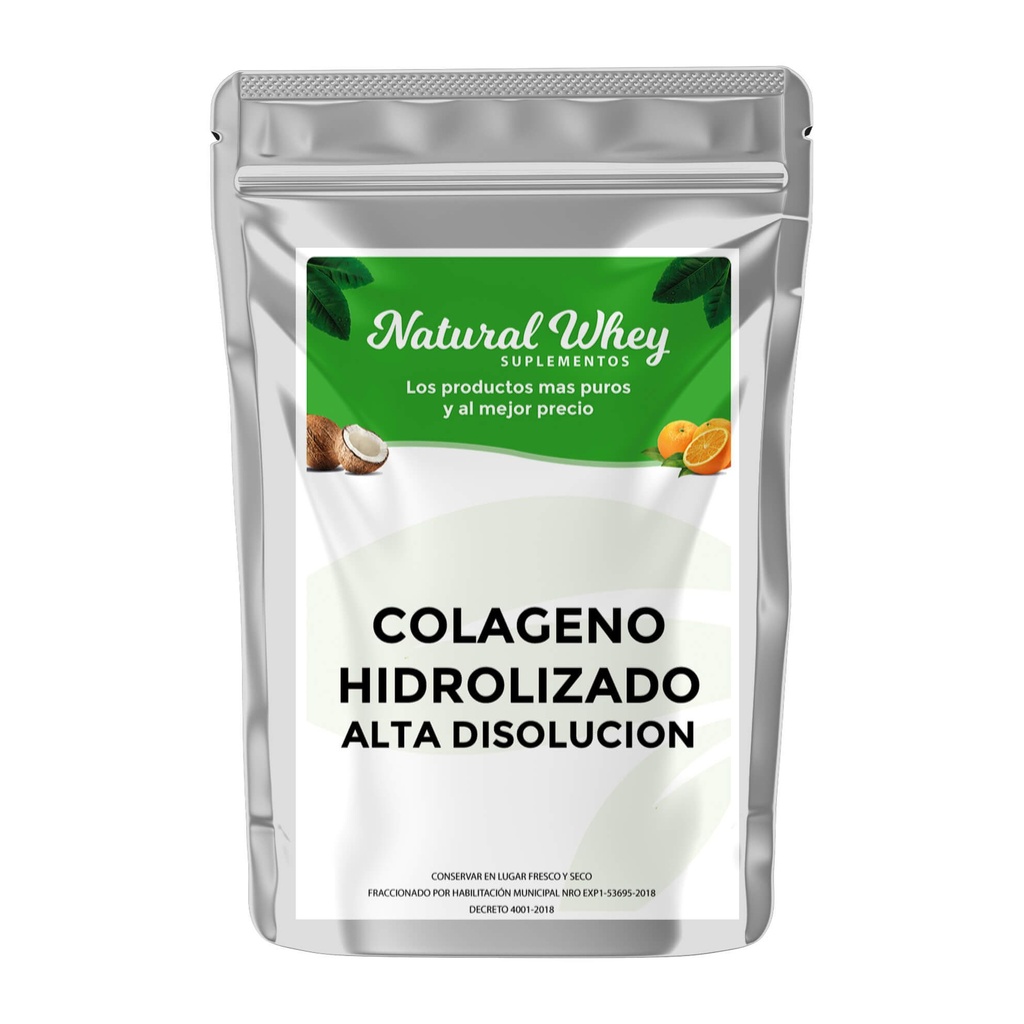 COLAGENO HIDROLIZADO 500gr  NATURAL WHEY