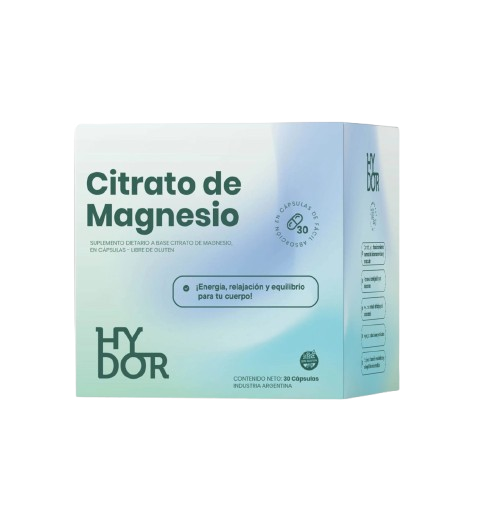 CITRATO DE MAGNESIO 30 CAPS - HYDOR