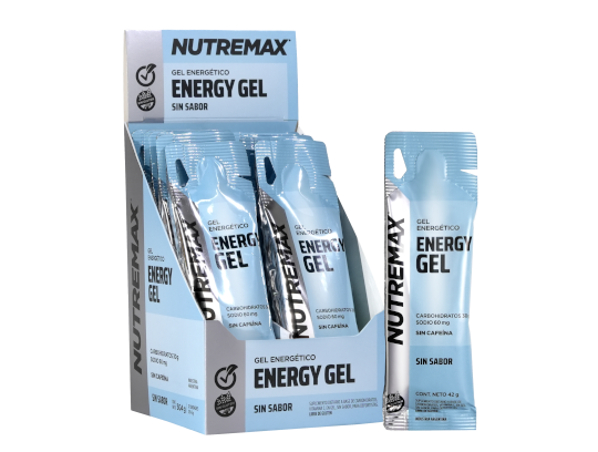 CAJA X 12 ENERGY GEL s/CAFEINA NUTREMAX