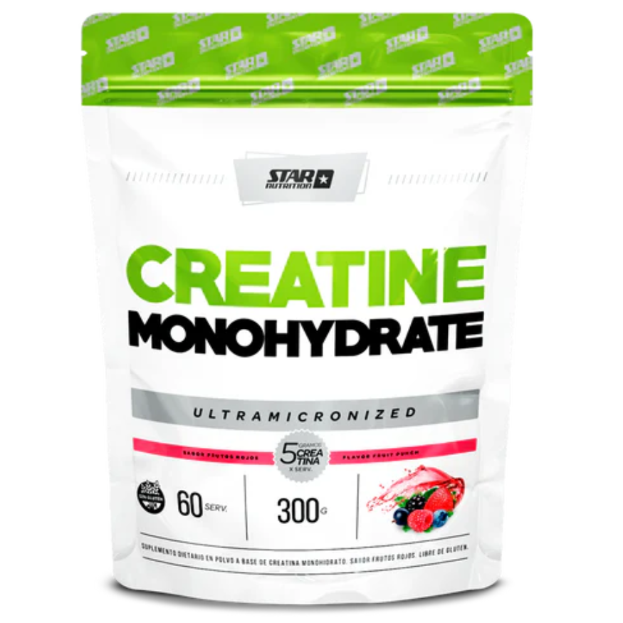 CREATINA MONOHYDRATE FRUIT PUNCH 300gr DOYPACK STAR NUTRITION