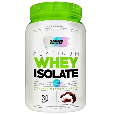 PLATINUM WHEY ISOLATE PROTEINA 2lbs STAR NUTRITION