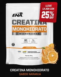 CREATINA MICRONIZADA NARANJA 300g ENA