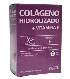 BLISTERA COLAGENO HIDRO 15 B 10 C VIT E  NATURE PURE