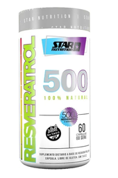 [265] RESVERATROL 500 60 CAPS STAR NUTRITION